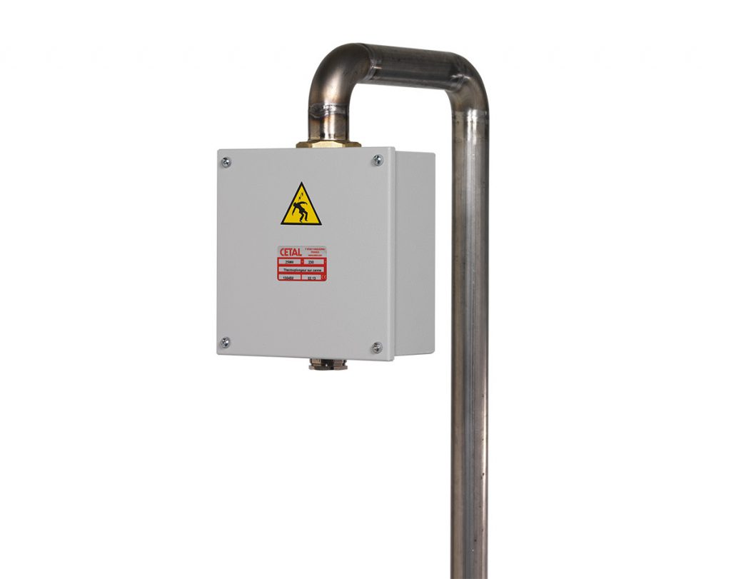 Removable flange immersion heaters - Cetal